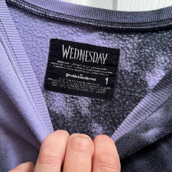 Torrid Tie Dye Wednesday Sweatshirt. Size 1 - Picture 2 of 8